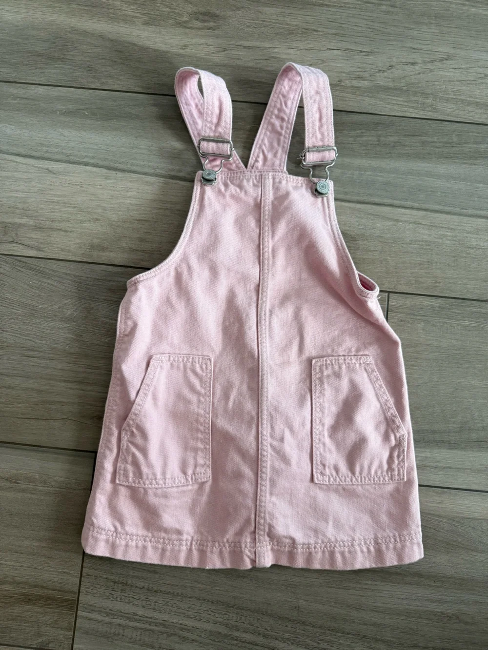 Toddler girl 3T Zara dress and pink baby gap Pink Denim Overall Dress